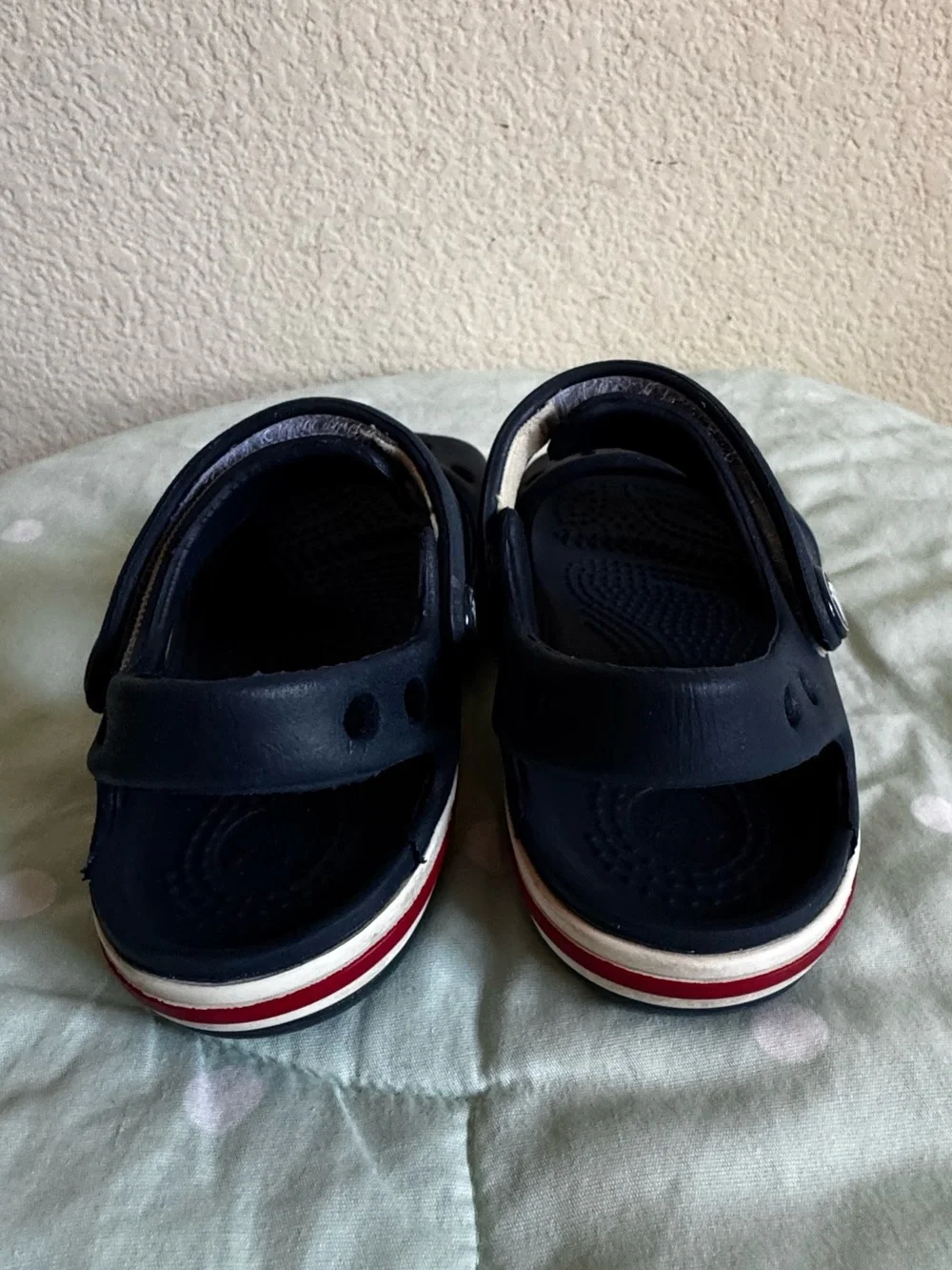 CROCS Navy Blue Sandals Toddler size 6